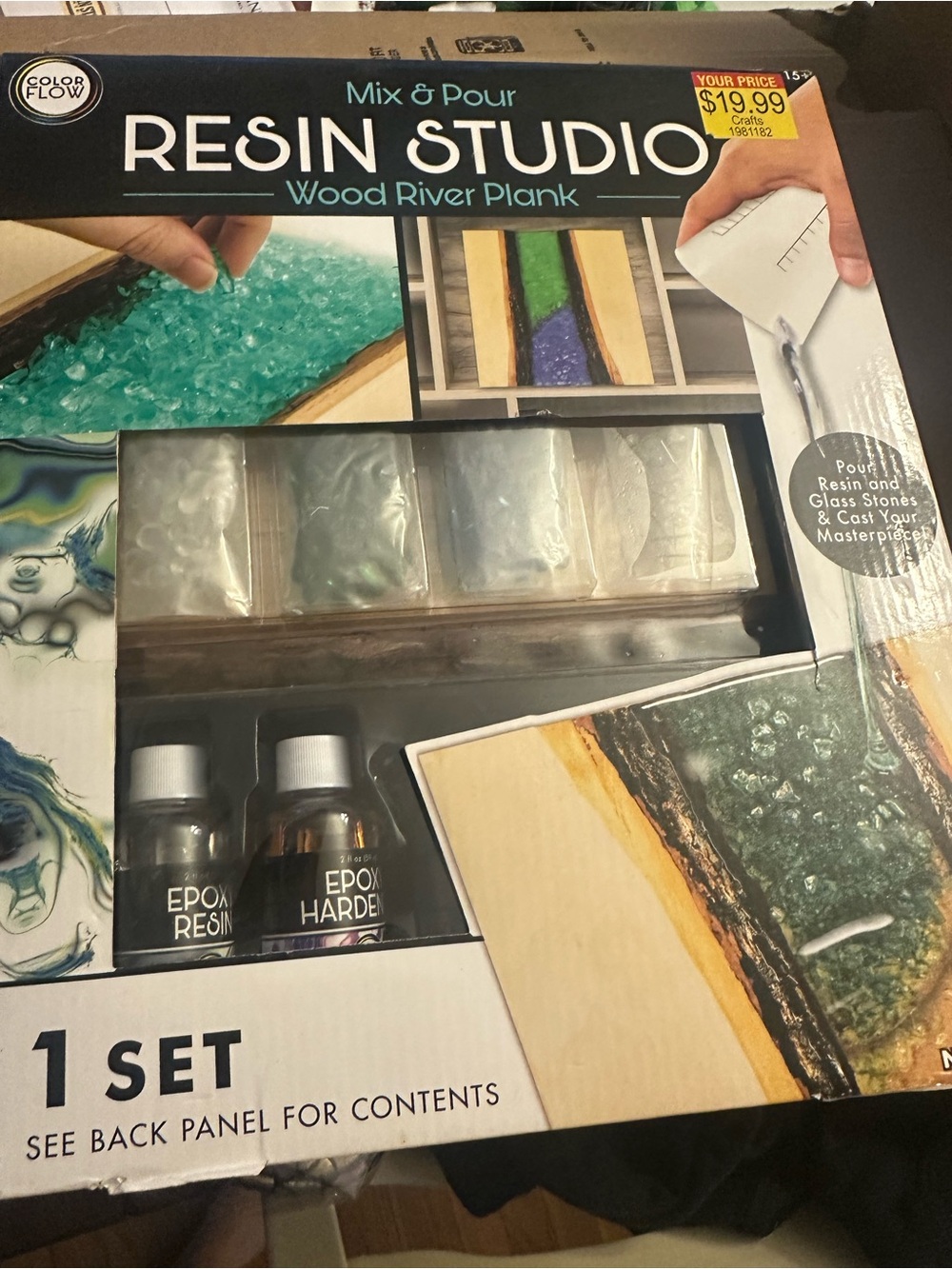 Resin Studio Mix & Pour Kit - Teal/Green